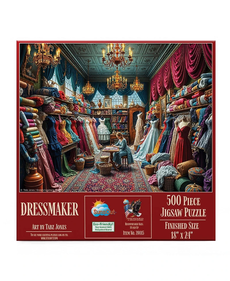 SunsOut Dressmaker 500 piece Jigsaw Puzzle for Adults