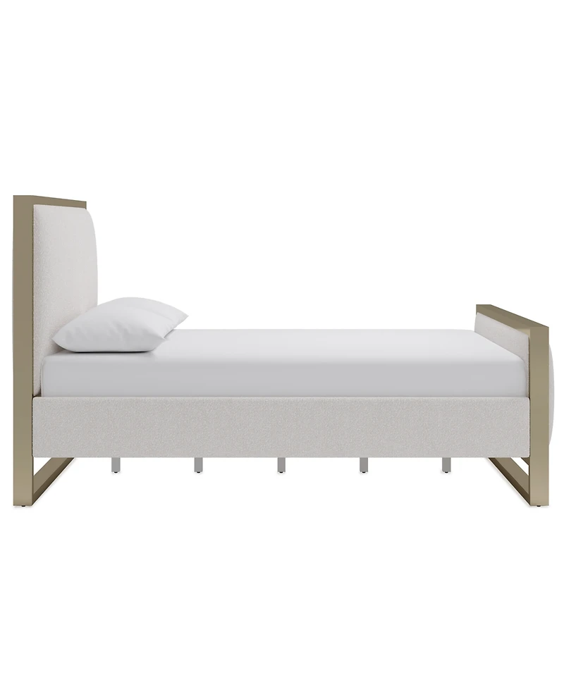 Furniture 52" Emila Upholstered California King Bed