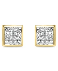 Macy's Diamond Stud Earrings (3/4 ct. t.w.) in 10k White Gold (also in 10k Yellow Gold)