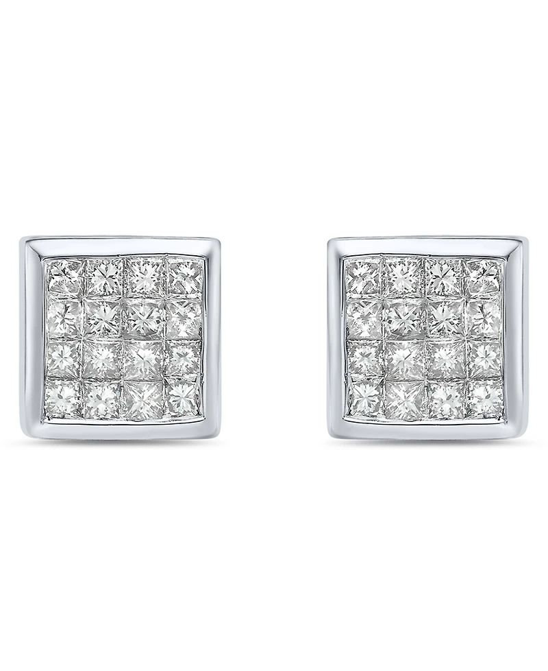 Macy's Diamond Stud Earrings (3/4 ct. t.w.) 10k White Gold (also Yellow Gold)