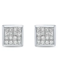 Macy's Diamond Stud Earrings (3/4 ct. t.w.) 10k White Gold (also Yellow Gold)