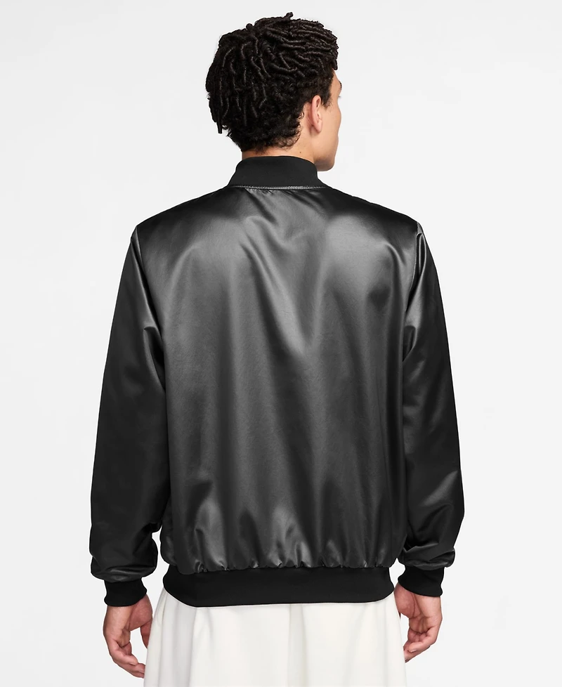 Nike Men's Sportswear Club Snap-Front Varsity Jacket