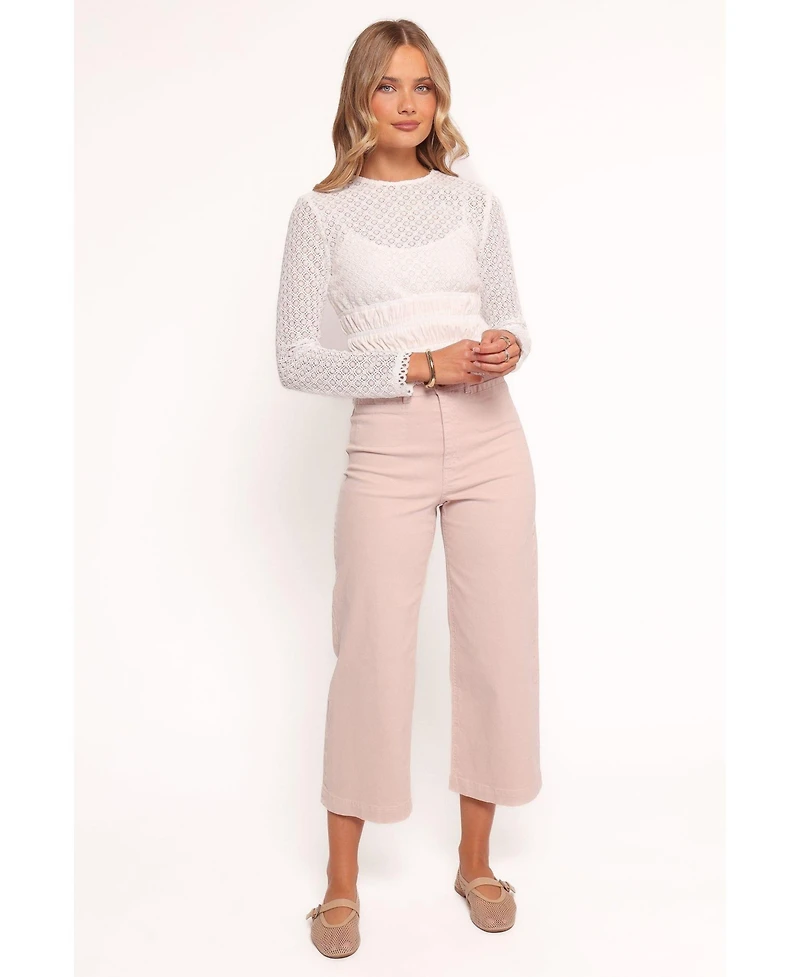 Petal and Pup Women's Riven Shirred Top