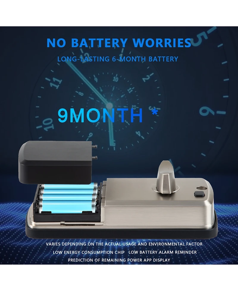 Zachvo Keyless Smart Lock with Fingerprint, Pin, App & Key Access — Electronic Door Lock, Alexa Compatible, Ansi Certified, IP56 Waterproof