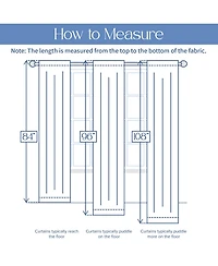 Awesome Home Crinkle Textured Semi-Sheer Rod Pocket Curtains Pair