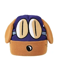 Dog Man Bark Knight Youth Cuff Hat and Knit Gloves Cold Weather Set