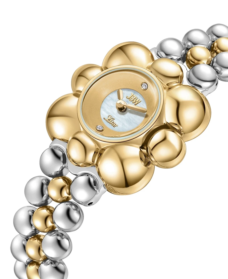 Jbw Men's Atmosphere Swiss Quartz Two-Tone 18k Gold-Plated Stainless Steel Watch, 30mm