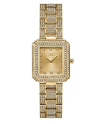 Jbw Women's Arc Crystal Diamond (0.06 ct. t.w.) Swiss Quartz Stainless Steel Watch, 23mm
