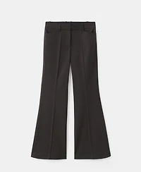 Mango Women's Mid-Rise Flare Pants