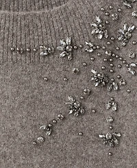 Mango Women's Crystal Detail Sweatshirt
