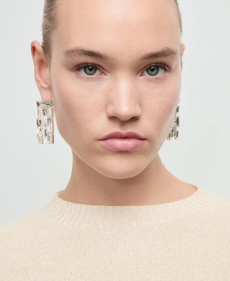 Mango Women's Fine-Knit Lurex Sweater