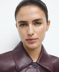 Mango Women's Pockets Faux-Effect Jacket