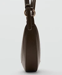 Mango Women's Oval Shoulder Bag