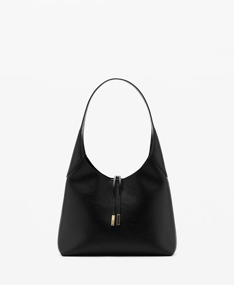 Mango Women's Metal Detail Shoulder Bag