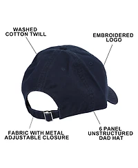 Pokemon Men's Embroidered Poke Ball Adult Dad Cap