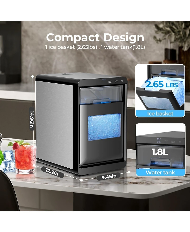 Cowsar Nugget Ice Maker Countertop