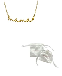 Adornia Cursive Mama Necklace