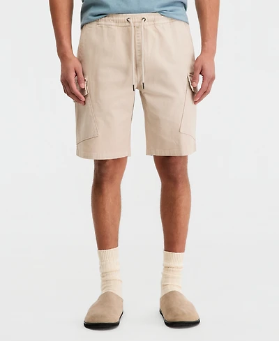 Sun + Stone Men's Trevor Cotton-Blend 10" Cargo Shorts, Macy's Exclusive