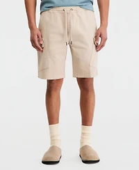 Sun + Stone Men's Trevor Cotton-Blend 10" Cargo Shorts, Macy's Exclusive