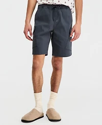 Sun + Stone Men's Trevor Cotton-Blend 10" Cargo Shorts, Macy's Exclusive