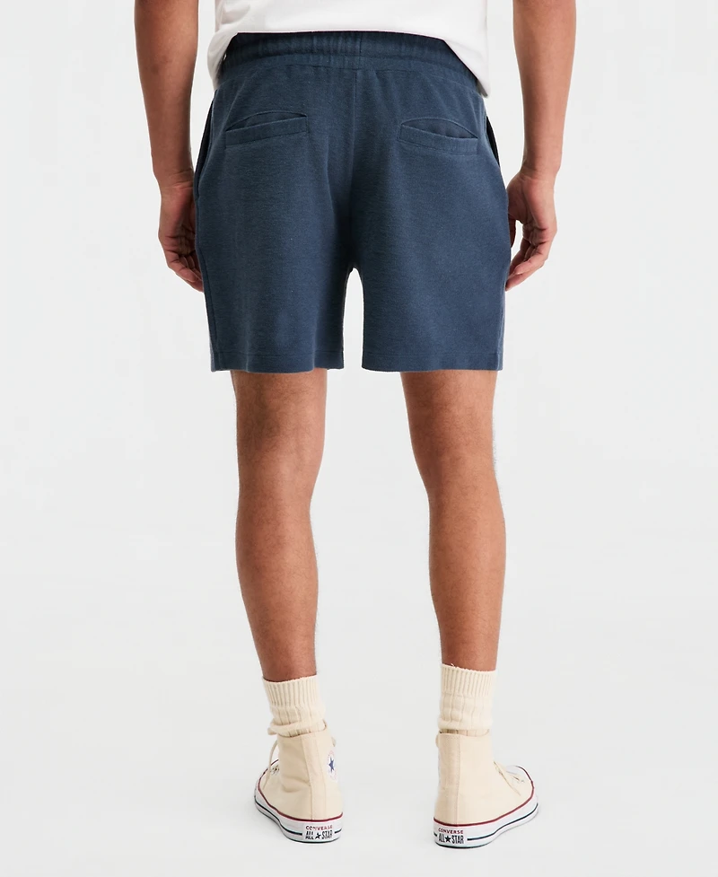 Sun + Stone Men's Cotton-Blend Terry 6" Pull-On Shorts, Macy's Exclusive