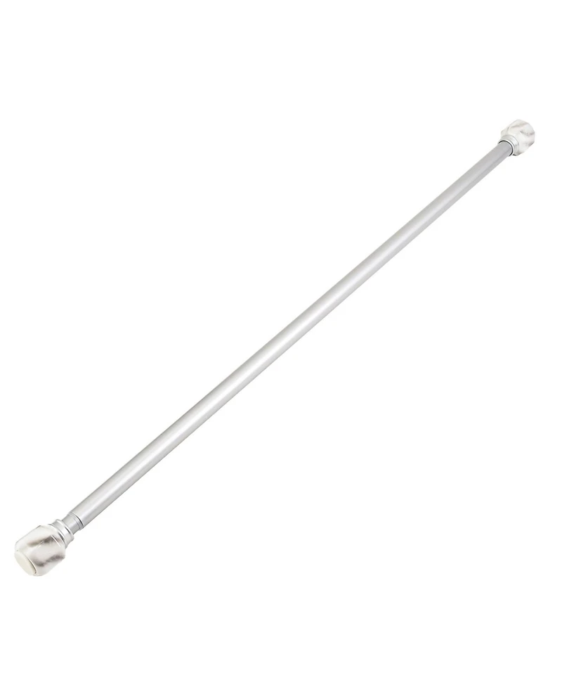 Cameo Adjustable Shower Curtain Rod 42" -72", Spring tension Stainless Steel Telescoping Rod, Heavy Duty, Rust Resistant