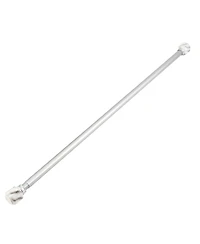 Cameo Adjustable Shower Curtain Rod 42" -72", Spring tension Stainless Steel Telescoping Rod, Heavy Duty, Rust Resistant