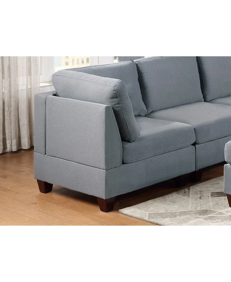 Streamdale Furniture 9-Piece Sectional Living Room Furniture Set With Ottomans