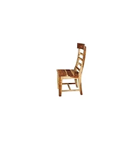 Porter Design Taos Solid Sheesham Wood Ladderback Dining Chair