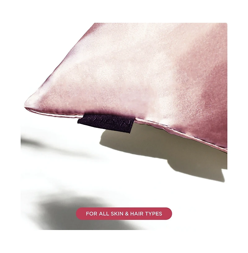 Night 22 Momme 100% Mulberry Silk Pillowcase, Zipper, Machine Washable