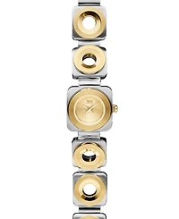 Jbw Chasm Japan Quartz 18k Gold-Plated and Stainless Steel Watch 18mm