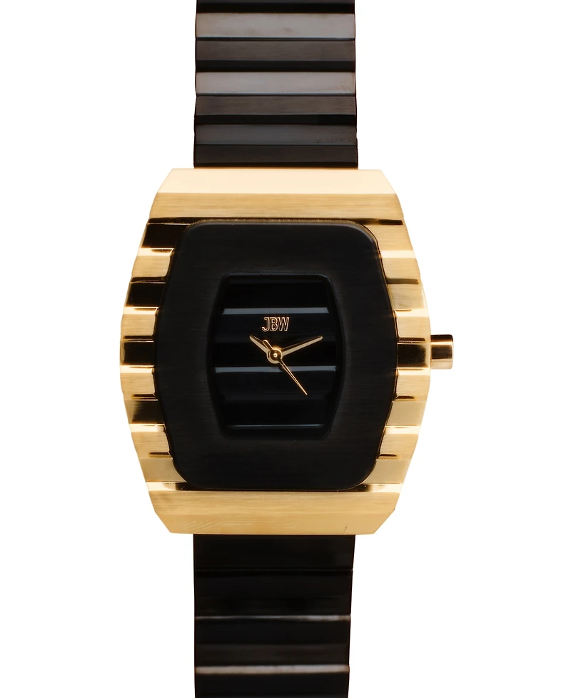 Jbw Atlas Swiss Quartz Black Stainless Steel Watch 34mm