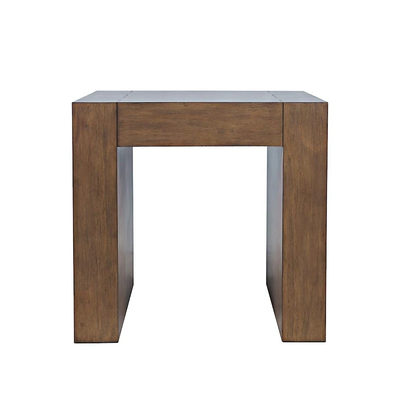 Jofran Taos Modern Rustic Square Dovetailed End Table
