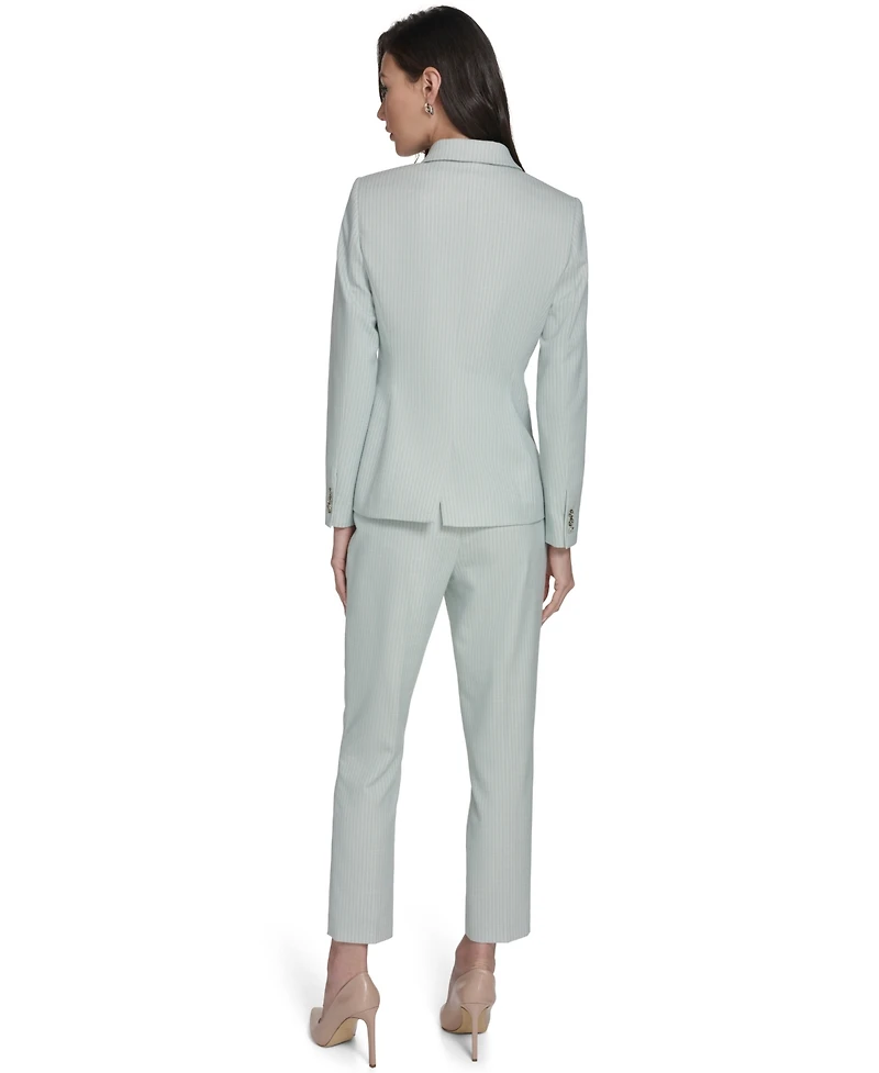 Tommy Hilfiger Women's Slim Fit Tonal Stripe Blazer