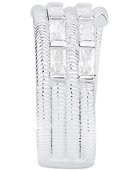 And Now This Cubic Zirconia Silver Plated Coil Ring, Macy's Exclusive