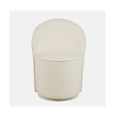 Jofran Landon Mid-Century Modern Upholstered Swivel Dining Chair (Set of 2