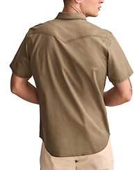 Lucky Brand Men's Short-Sleeve Regular-Fit Western Shirt