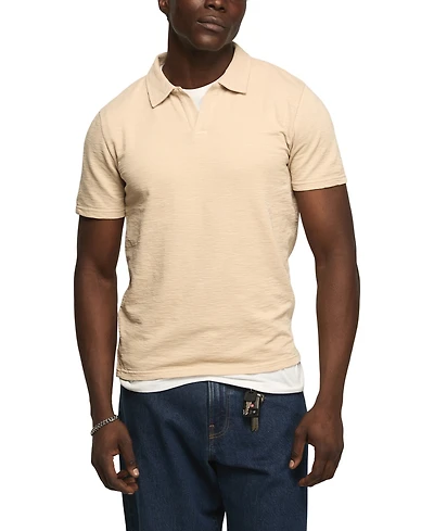 Lucky Brand Men's Jacquard Short-Sleeve Shirt