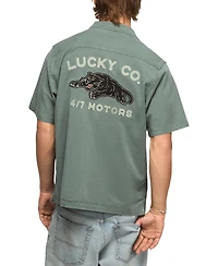 Lucky Brand Men's Panther Moto Button-Front Shirt