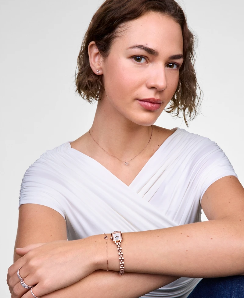 Daniel Wellington Women's Analog Rose Gold-Tone Stainless Steel Watch