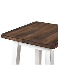 Streamdale Furniture Streamdale 3 Pieces Counter Set Hanging Stool Easy To Clean For Small Space