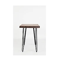 Jofran Nature's Edge Solid Acacia Chairside Table