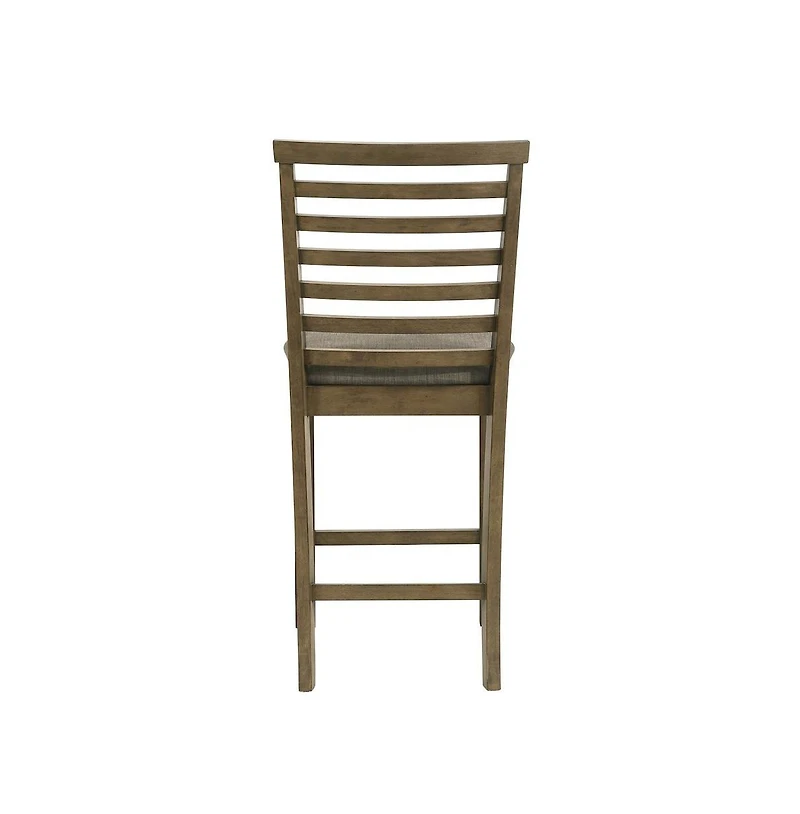 Liberty Furniture Upholstered Ladder Back Dining Chair - Counter Height - Set of 2 - Sandstone