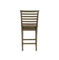 Liberty Furniture Upholstered Ladder Back Dining Chair - Counter Height - Set of 2 - Sandstone