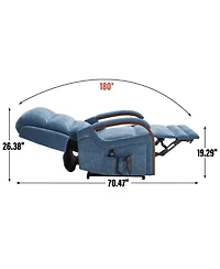 Streamdale Furniture Chenille Lift Recliner w/ Heat & Massage