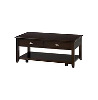 Jofran Merlot Warm Contemporary 44" Coffee Table