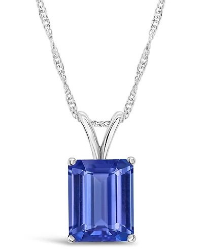 Macy's Tanzanite Pendant Necklace (2-3/4 ct. t.w.) 14k Yellow Gold (also White Gold)