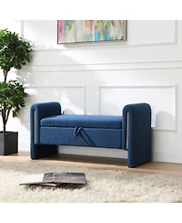 Streamdale Furniture Teddy Bed End Bench with Arms & Storage