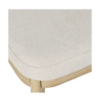 Tate Mid-Century Modern Split Back Upholstered Dining Chair (Set of 2)