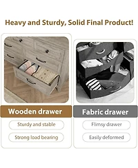 Gaomon 7 Dresser for Bedroom, 54 in Wide Drawer Dresser with Storage Freestanding